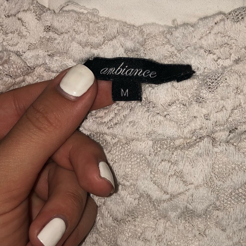 Charlotte Russe White see through top